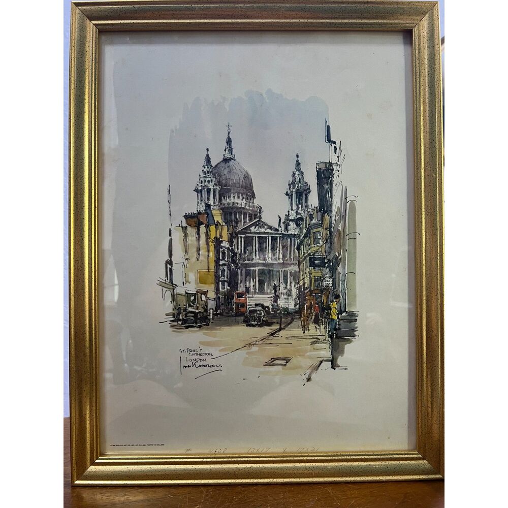 Vintage St. Paul's Cathedral by Jan Korthals